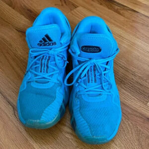 Adidas D.O.N. Issue x Crayola Basketball Shoes – Sky Blue – Big Kids Size 6.5